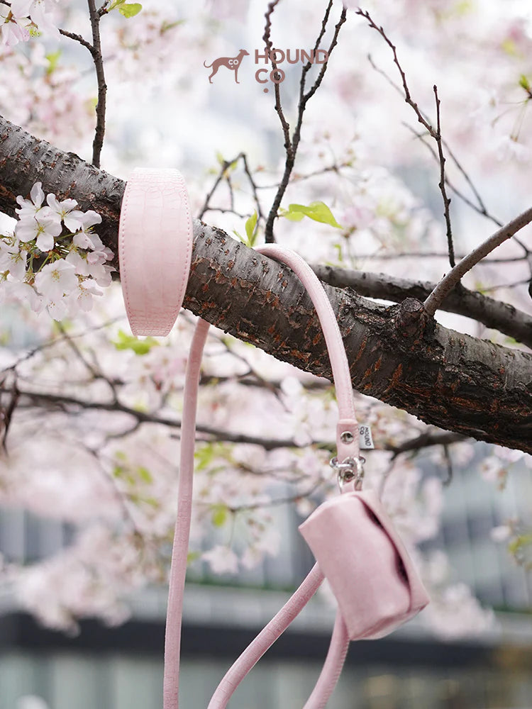 Vegan Leather Poop Bag Holder