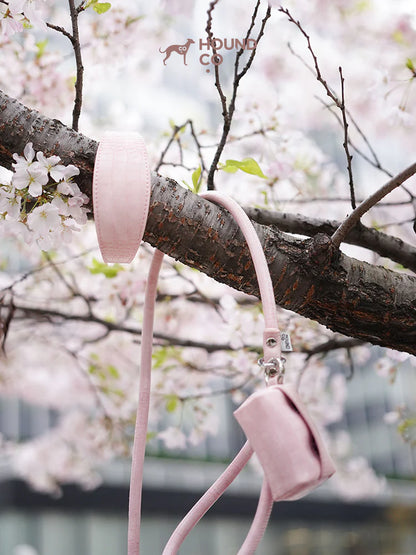 Vegan Leather Poop Bag Holder