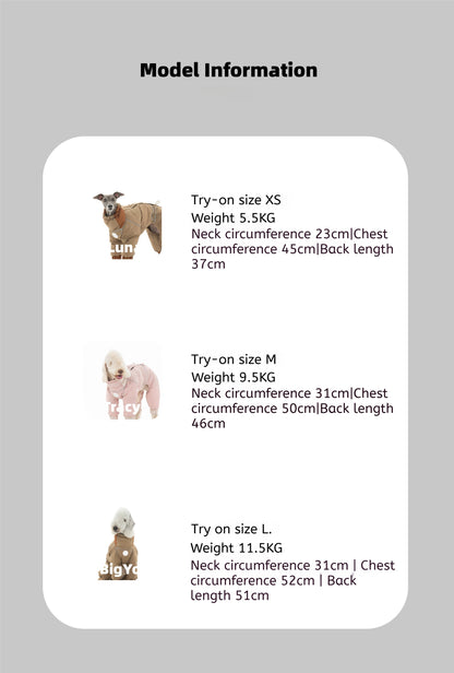 PUFFYCLOUD Ultra-Warm Duck Down Four-Leg Jacket