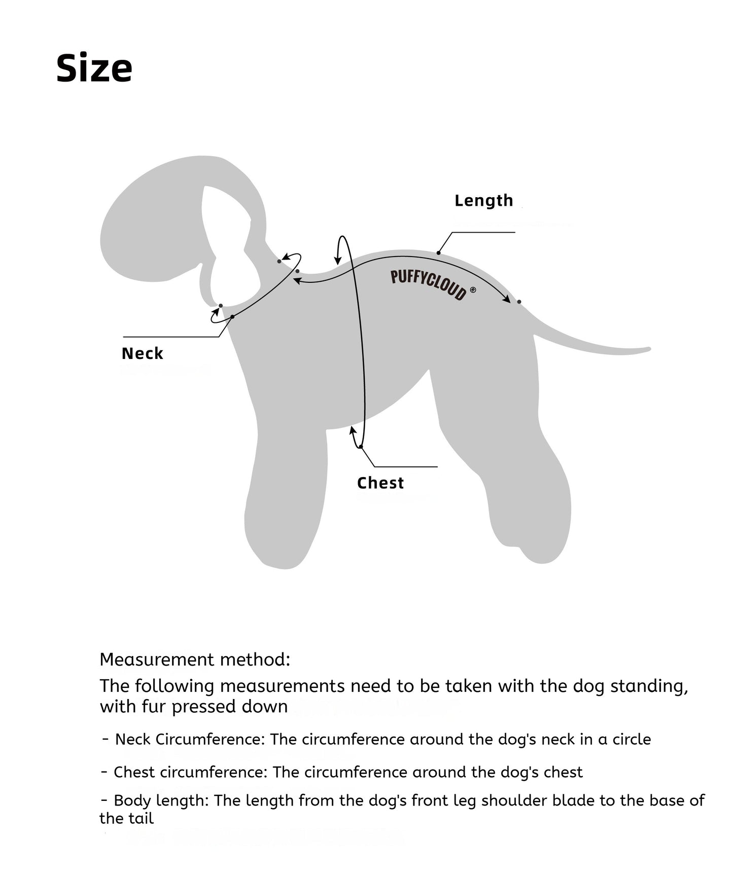 PUFFYCLOUD Dog Cozy Cashmere-like texture Onesie