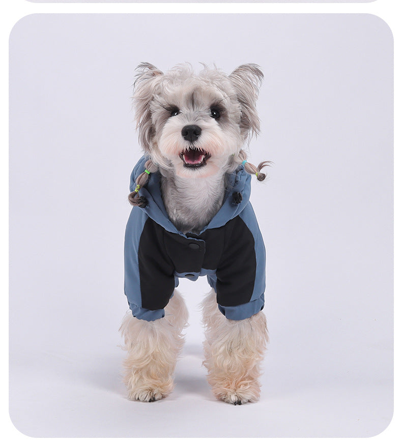 Dog Winter Jacket – Waterproof Four-Legged Cotton Coat