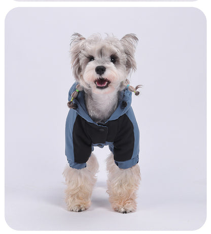 Dog Winter Jacket – Waterproof Four-Legged Cotton Coat