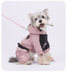 Dog Winter Jacket – Waterproof Four-Legged Cotton Coat