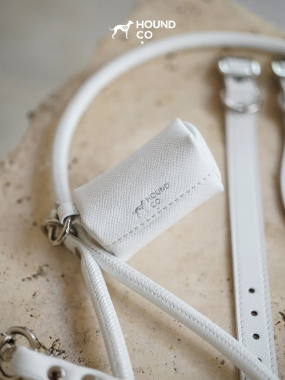 Vegan Leather Poop Bag Holder