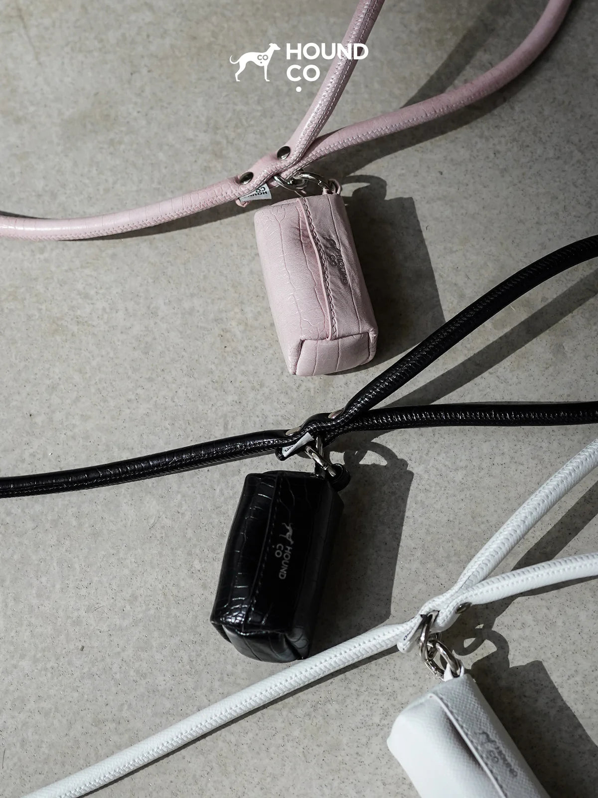 Vegan Leather Poop Bag Holder