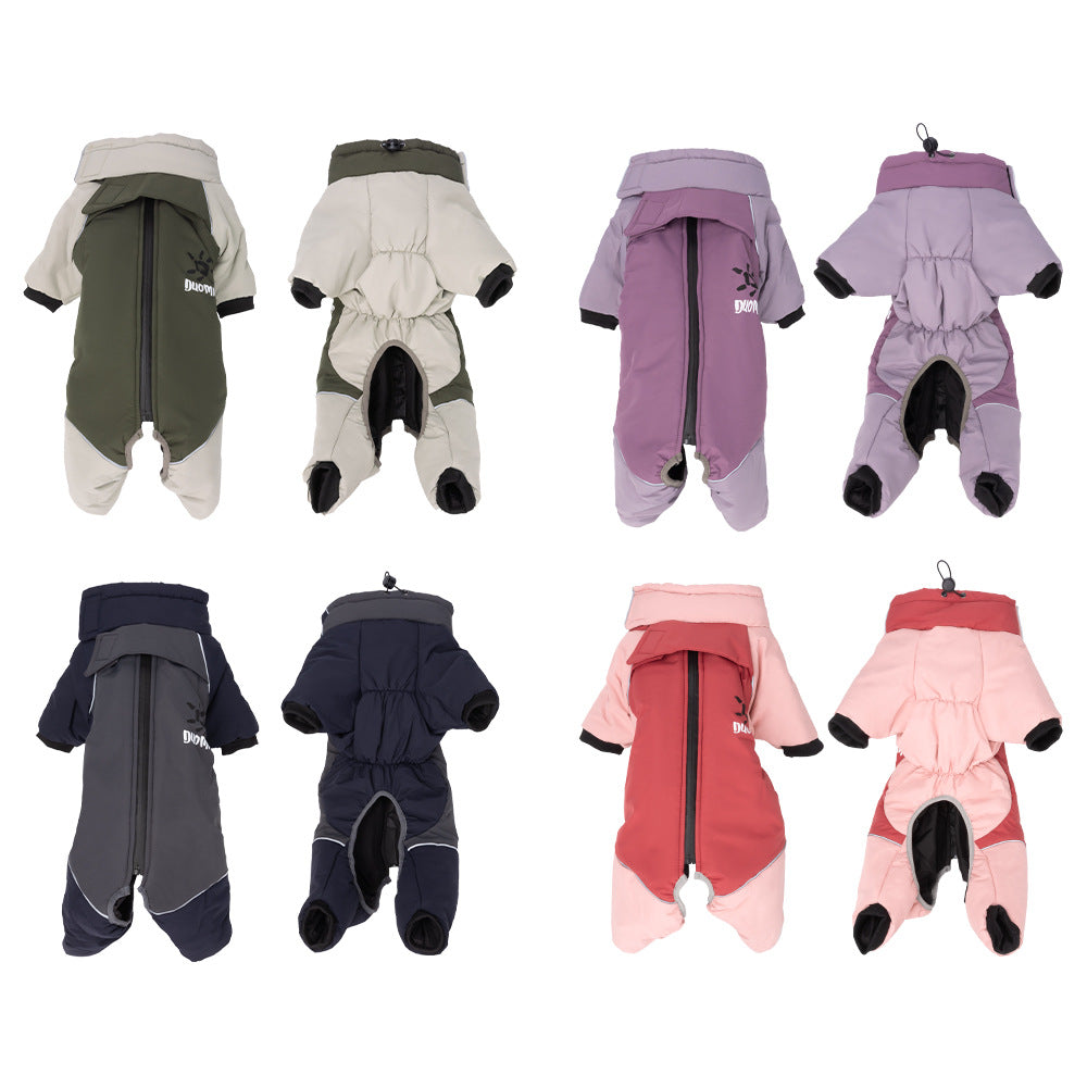 Reflective Dog Winter Jacket – Waterproof Warm Cotton Coat