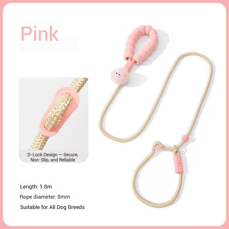 Dog Slip Lead – Strong No-Pull Rope Leash for Small & Medium Dogs