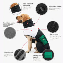 Waterproof Dog Winter Jacket – Warm Cotton Coat for Large Dogs