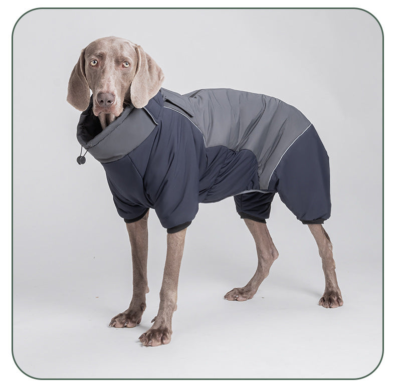 Reflective Dog Winter Jacket – Waterproof Warm Cotton Coat