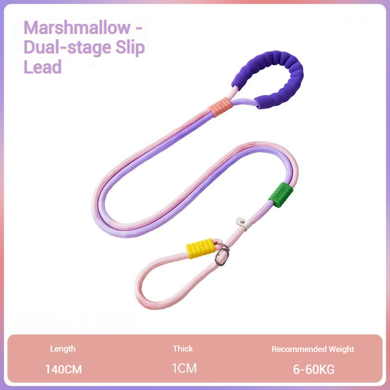 Dog Slip Lead – Strong No-Pull Rope Leash for Small & Medium Dogs