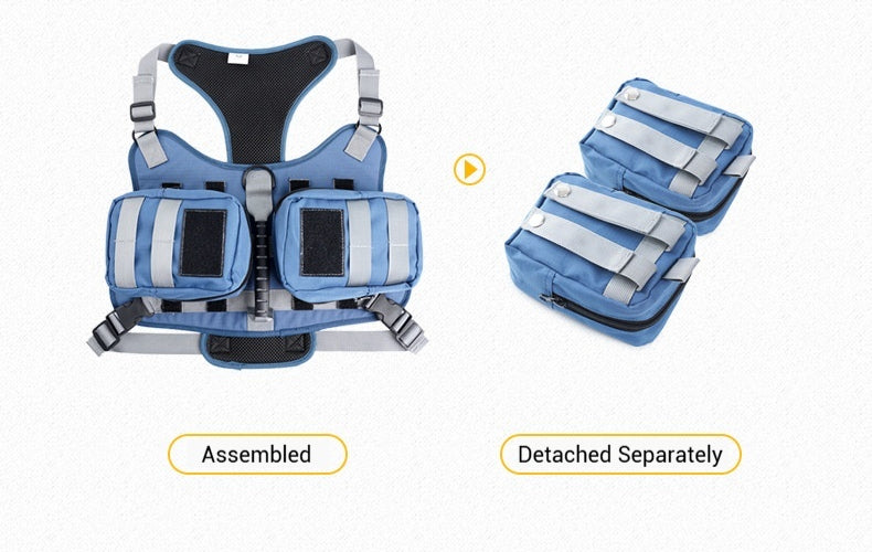 Dog Backpack Harness – Tactical Outdoor Pet Gear