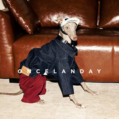 Suede-Style Denim Jacket