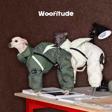 Woofitude “Layered Ridge” 95% White Duck Down Jacket