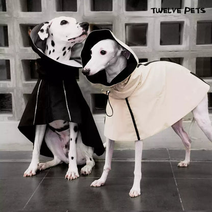 Adjustable Dog Jacket with Detachable Collar