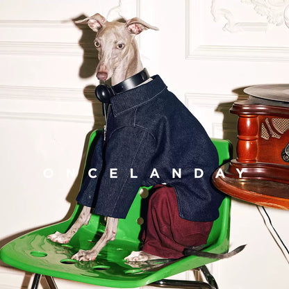 Suede-Style Denim Jacket