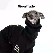Woofitude High-Neck Quilted Sweatshirt