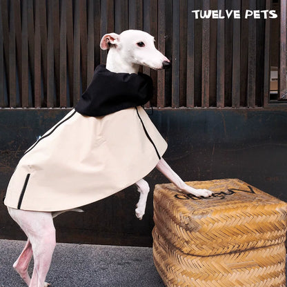 Adjustable Dog Jacket with Detachable Collar