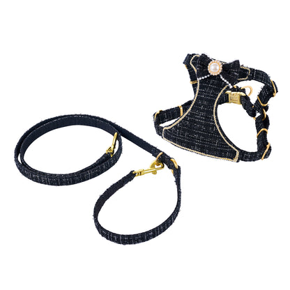 Luxury-Style Harness Set – Small Dog Vest & Leash