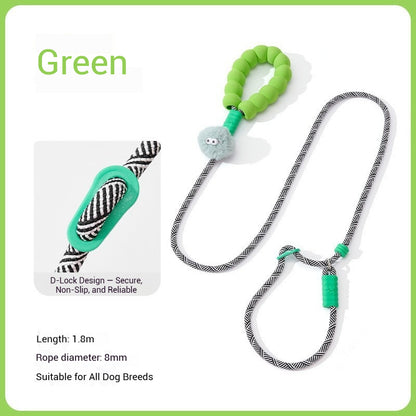 Dog Slip Lead – Strong No-Pull Rope Leash for Small & Medium Dogs