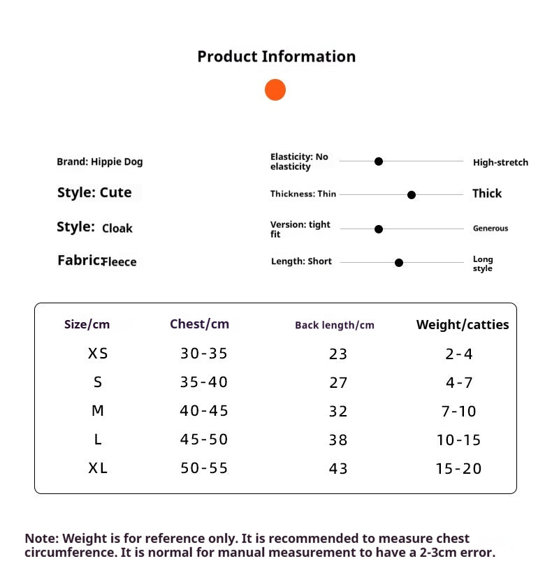 Christmas Pet Cloak – Cute Cartoon Cat Costume & Funny Dog Outfit