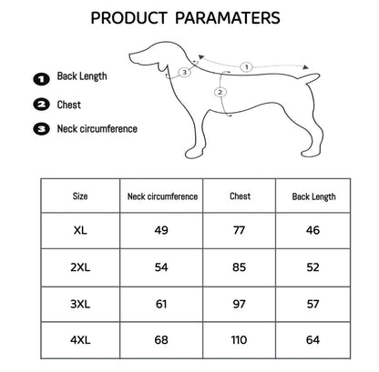 Winter Dog Vest – Thick Warm Style for Large Breeds