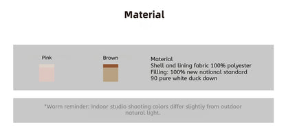 PUFFYCLOUD Ultra-Warm Duck Down Four-Leg Jacket