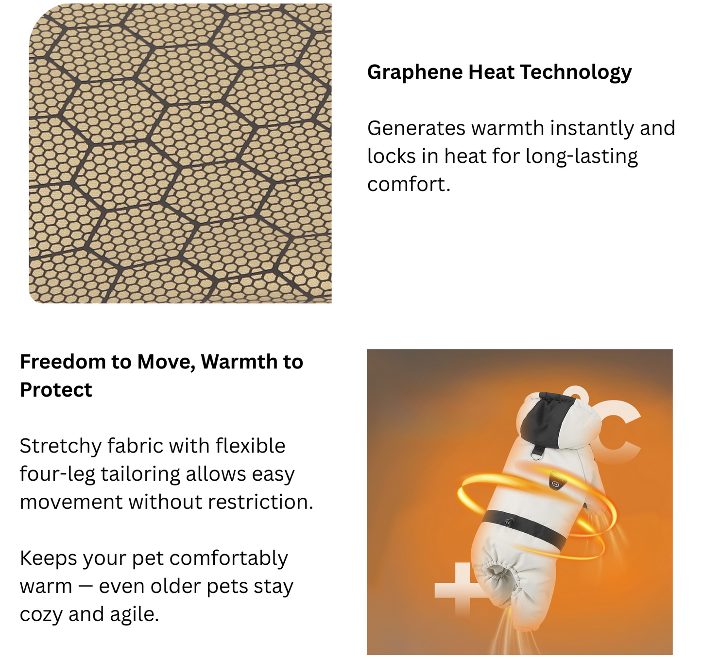 Dog Winter Jacket – Waterproof Four-Legged Cotton Coat