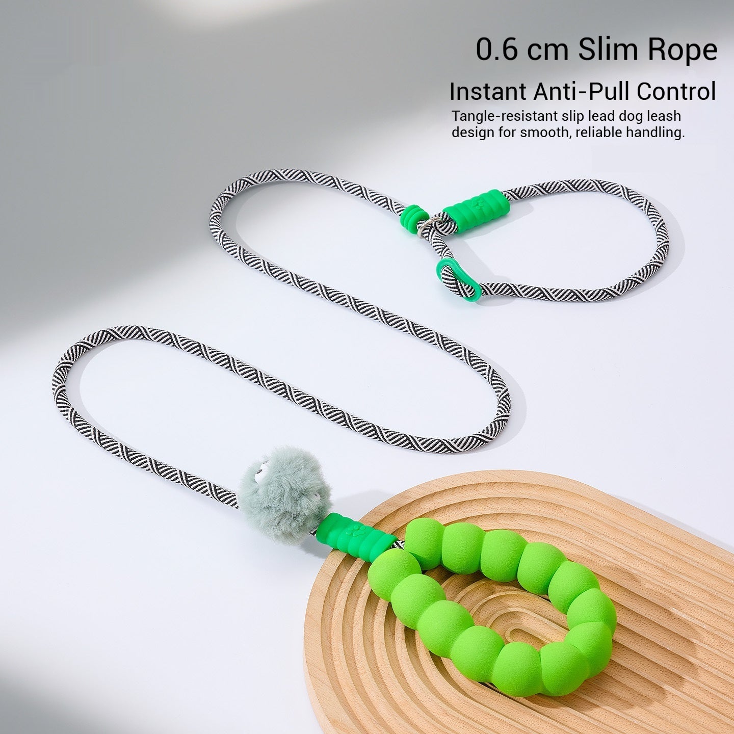 Dog Slip Lead – Strong No-Pull Rope Leash for Small & Medium Dogs