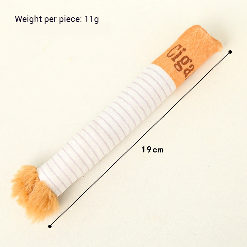 Dog Toy – Funny Cigarette Plush Chew Toy with Box