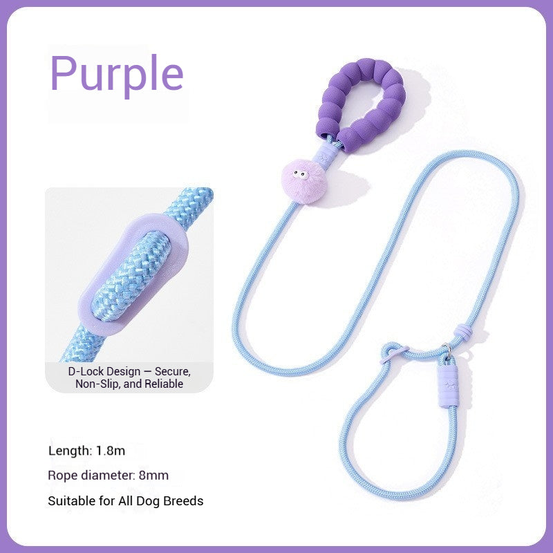 Dog Slip Lead – Strong No-Pull Rope Leash for Small & Medium Dogs